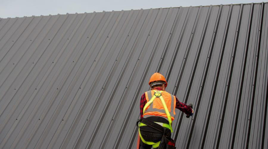 Professional metal roof installation services in Panama, IL