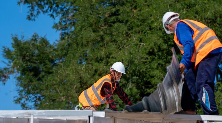 Professional metal roof installation in Panama, IL